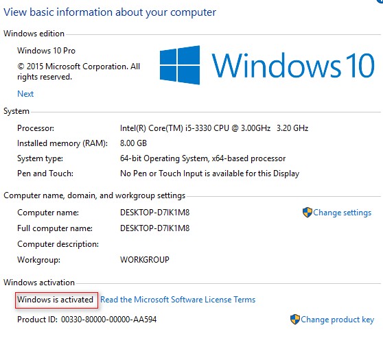 Windows 10 Serial Key Price