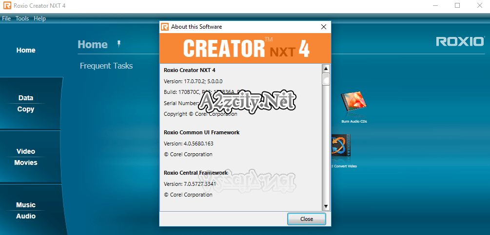 roxio creator 9 activation key
